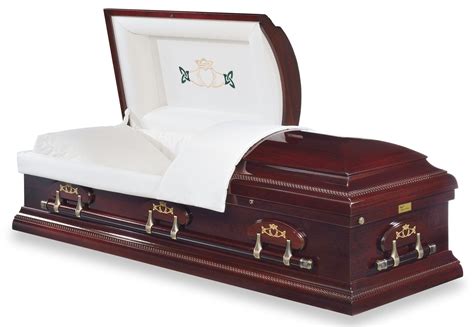 The Galway Wood Casket Are Made From Premium Solid Wood The Bordeaux