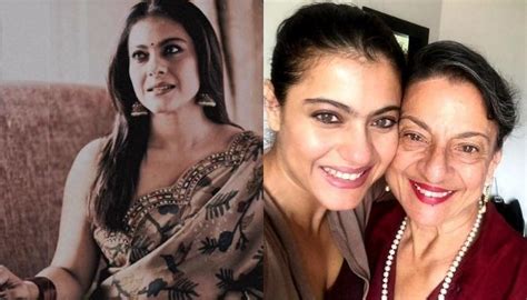 Kajol Reveals She Is Feeling Like Her Mom Tanuja As She Poses In Saree