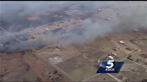 Large Grass Fire Burns An Estimated 900 Acres In Southeast Oklahoma City