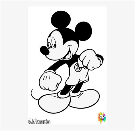 Dibujo De Mickey Mouse Para Pintar Mickey Mouse Coloring Pages