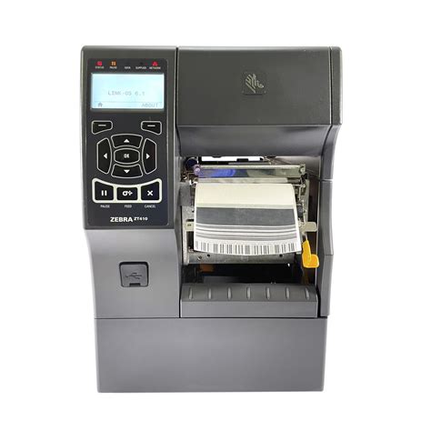 Zebra Zt410 Thermal Transfer Label Printer 300 Dpi Peeler Rewinder Bt