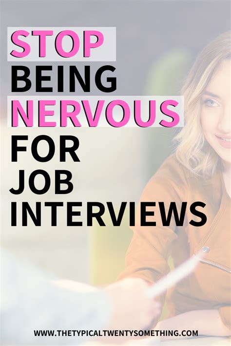 Ways To Calm Your Nerves In Your Next Job Interview Job Interview