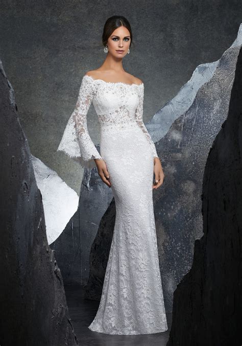 14 long sleeve wedding dresses for winter brides. Kiersten Wedding Dress | Style 5605 | Morilee