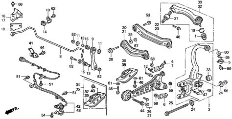 Honda Accord Rear Suspension Parts