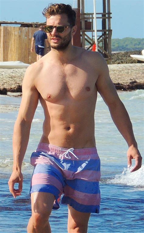 Jamie Dornan Hits The Beach In Ibiza—let These Shirtless Shots Tide You