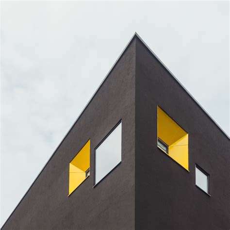 2500x2500 Urban Yellow Modern Glass Scandinavian Line Building