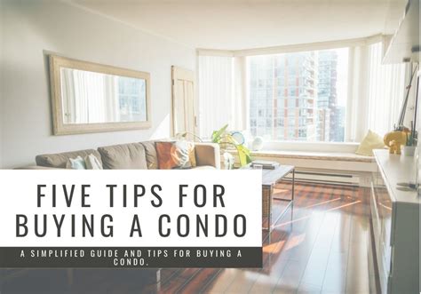Five Tips For Buying A Condo