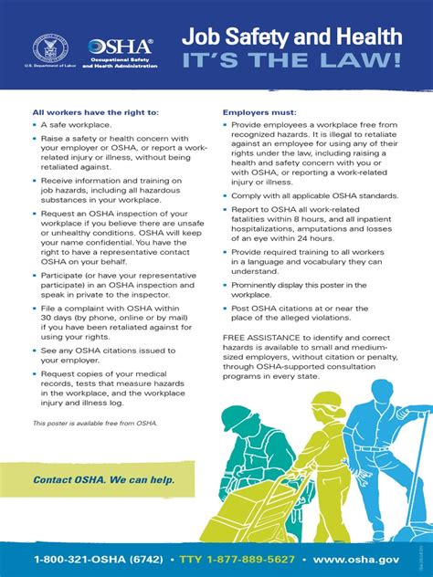 Osha Posterpdf Occupational Safety And Health Administration