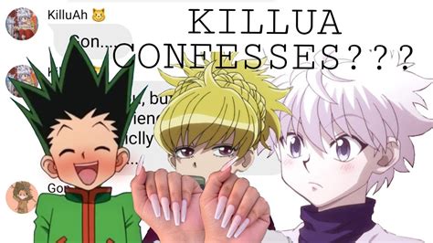 Killua Confesses To Gon Hxh Texts Youtube