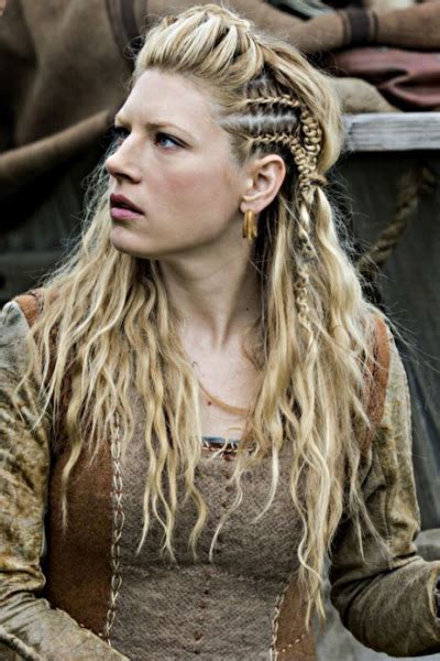 Whether or not this hairstyle combines viking with elf fashion is anybody's guess. Viking Hairstyles for Women - BaviPower