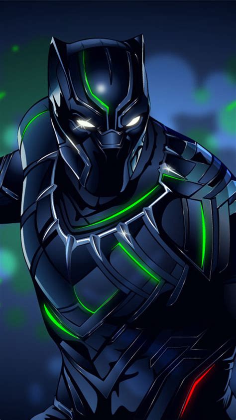 750x1334 Black Panther Amazing Art Iphone 6 Iphone 6s Iphone 7 Hd 4k