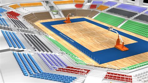 Sports Arena 3d Model Cgtrader