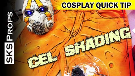 How To Paint A Borderlands Psycho Cel Shading Cosplay Tutorial Youtube