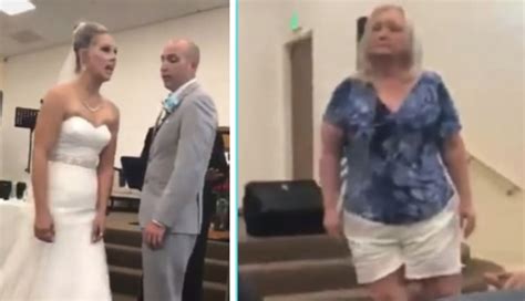 Outrageous Moment Mother In Law Interrupts Her Son S Wedding Ceremony