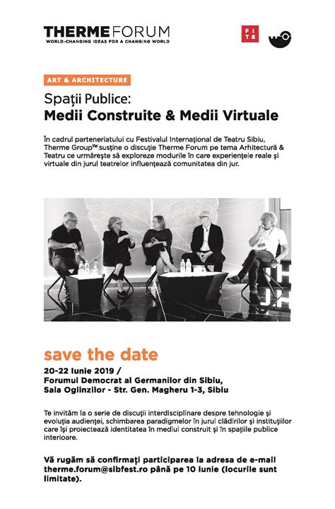 Spații publice: medii construite & medii virtuale, tema ...