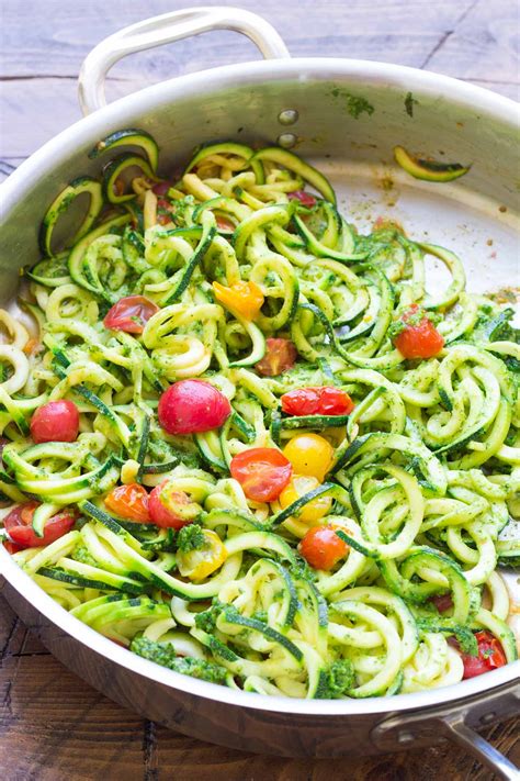 Watch the video explanation about how to avoid watery zucchini noodles online, article, story, explanation, suggestion, youtube. Kale Pesto Zucchini Noodles and Salmon - Kristine's Kitchen