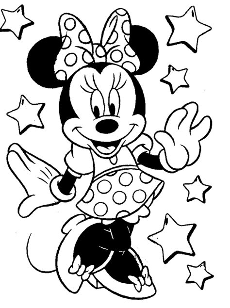 Gambar animasi kartun mickey mouse. Sketsa gambar kartun minnie mouse untuk belajar mewarnai ...