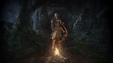 Dark Souls Bonfire Sword Warrior 4K HD Games Wallpapers | HD Wallpapers | ID #36485