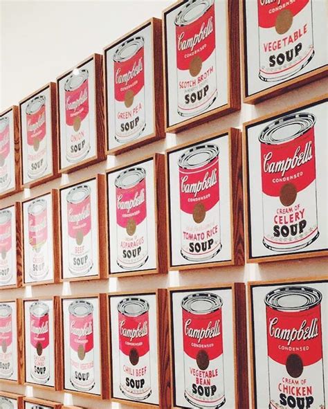 Pop Art Andy Warhol Campbells Tomato Soup Ny Moma Museu Cores