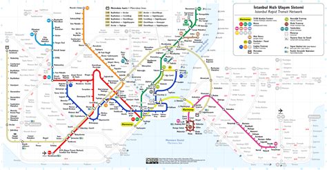 Istanbul Metrometrobus Map 2017 Istanbul Tourist Map Istanbul Tourist