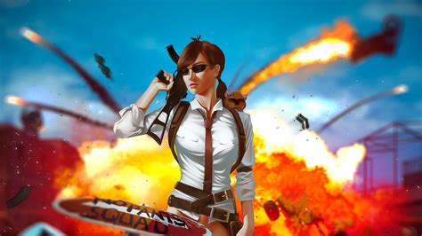 Pubg Girl With Gun Hd Games 4k Wallpapers Images Back