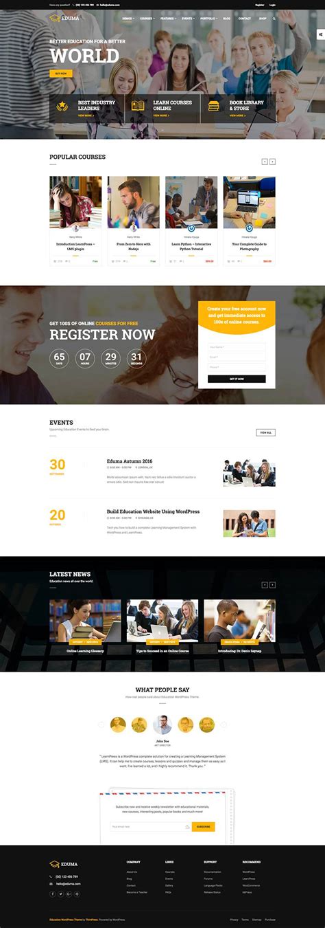 Education Wp Education And Learning Wordpress Theme Wpexplorer