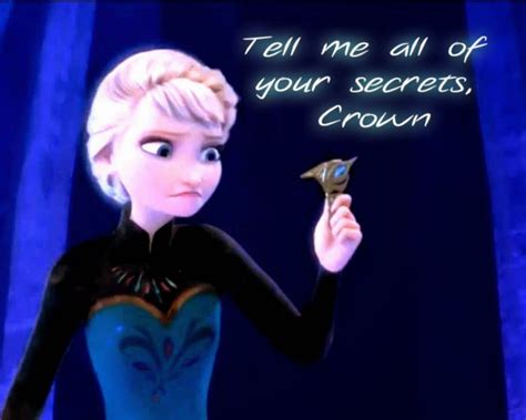 Tell Me All Of Your Secrets Crown Disneys Frozen Fanclub Photo