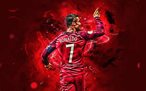 Download Wallpapers Portugal National Team Cristiano Ronaldo Back