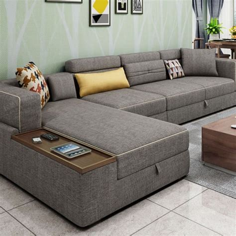 Seater L Shape Storage Sofa With Lounger At Rs Set In New Delhi ID