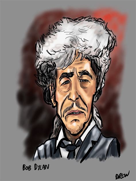 Cartoons I Drew Bob Dylan Caricature