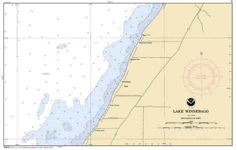 Lake Winnebago And Fox Riv Pg 8 Nautical Chart ΝΟΑΑ Charts Maps