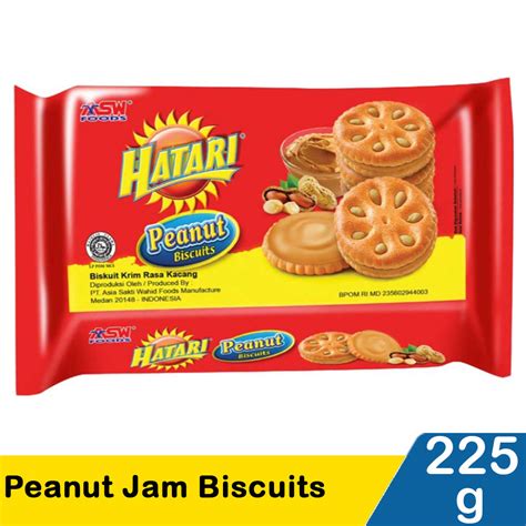 Hatari Jam Biscuit Peanut Pck 250g Klikindomaret