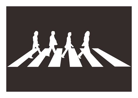 Abbey Road Silhouette Vector At Collection Of Abbey