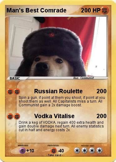Pokémon Man S Best Comrade Russian Roulette My Pokemon Card