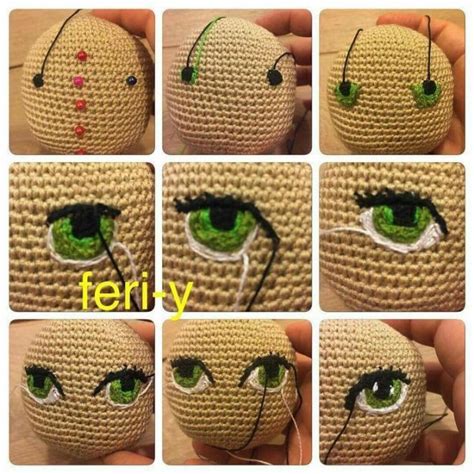 Amigurumi How To Embroider Eyes Shown In Photos Decor Tips