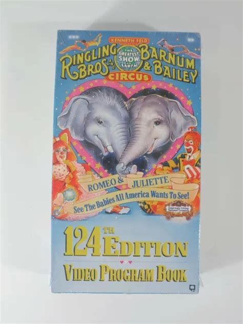 Ringling Bros Barnum Bailey Circus Vhs Th Edition Video Program