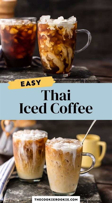 Thai Iced Coffee Thai Iced Coffee Recipe Coffee Drink Recipes