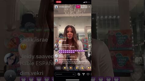 Khloe Kardashian Ig Live June 25 2020 Youtube