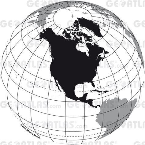 North America Globe Vector At Collection Of North