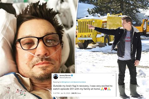 Jeremy Renner Reveals He Broke Over 30 Bones In Snowplow Accident