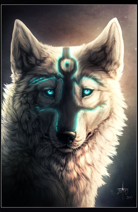 Inspire By ~zietro On Deviantart Fantasy Wolf Beautiful Wolves Wolf