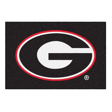 University Of Georgia 1 Ft 7 In X 2 Ft 6 In Accent Rug Team Colors