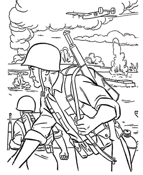 Desenhos De Soldados Para Colorir