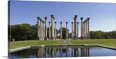 Columns At The Poolside National Capitol Columns Washington Dc Wall Art