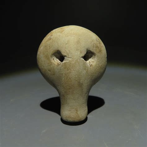 Oud Egyptisch Steen Amulet In De Vorm Van Een Runder Of Stierenkop