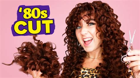 How To Create 80s Style Curly Hair Wig Makeover Youtube