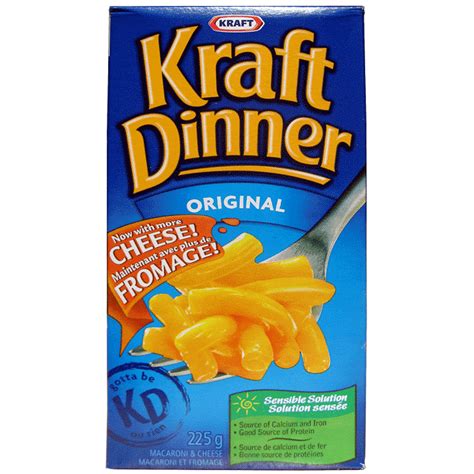 Kraft Dinner Original 225g | Kraft dinner, Canadian food, Kraft mac and cheese