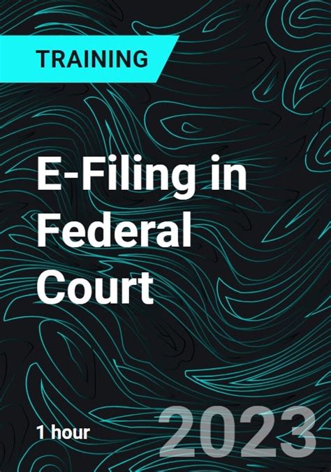 E Filing In Federal Court Research And Markets