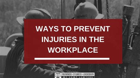 How To Prevent Accidents In The Workplace Advice From Workers Comp