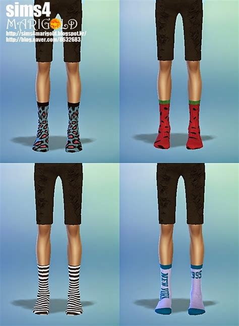 Calf Socks 4 At Marigold Sims 4 Updates